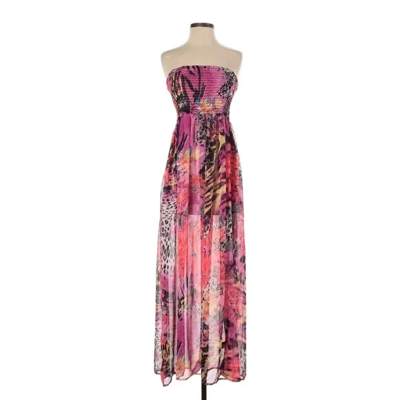 Pia Rossini | Swim | Nwt Pia Rossini Perrilli Strapless Maxi Dress Pink Animal Print Size Sm | Poshmark Pia Rossini | Swim | Nwt Pia Rossini Perrilli Strapless Maxi Dress Pink Animal Print Size Sm | Poshmark